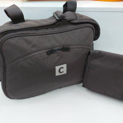 BOLSO CON CAMBIADOR CHOCOLATE