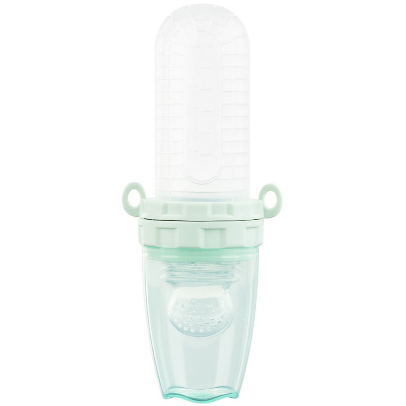 ALIMENTADOR ANTIAHOGO DE SILICONA 2 EN 1 MINT