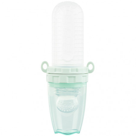 ALIMENTADOR ANTIAHOGO DE SILICONA 2 EN 1 MINT