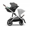 CYBEX GAZELLE S SILLA SILVER LAVA GREY