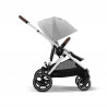CYBEX GAZELLE S SILLA SILVER LAVA GREY
