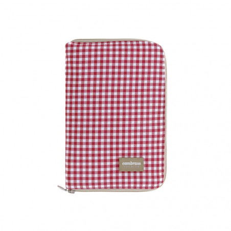 PORTADOCUMENTOS VICHY ROJO