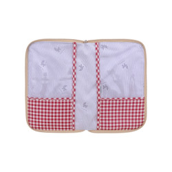 PORTADOCUMENTOS VICHY ROJO