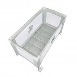 CUNA DE VIAJE VERDE AGUA PLEGABLE