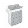 MUEBLE BAÑERA ASIA BLANCO/GRIS C262