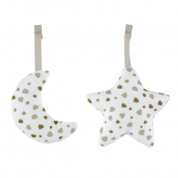 MÓVIL DE CUNA CON PROYECTOR ARCOIRIS BEIG