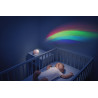 MÓVIL DE CUNA CON PROYECTOR ARCOIRIS ROSA