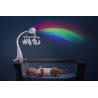 MÓVIL DE CUNA CON PROYECTOR ARCOIRIS ROSA