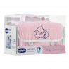 SET BOLSA COSMETICA PIQUÉ ROSA