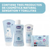SET BOLSA COSMETICA PIQUÉ CELESTE