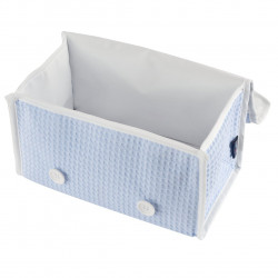 SET BOLSA COSMETICA PIQUÉ CELESTE