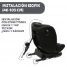 UNICO EVO I-SIZE (40-150 CM) BLACK