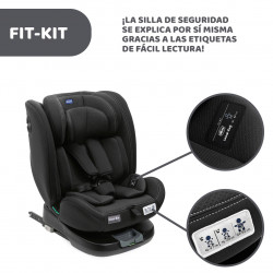 UNICO EVO I-SIZE (40-150 CM) BLACK