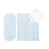 JUEGO DE CAPAZO 6 PIEZAS BEAR WITH ME AZUL