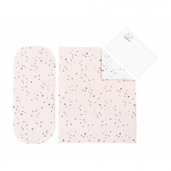 JUEGO DE CAPAZO 6 PIEZS BEAR WITH ME ROSA