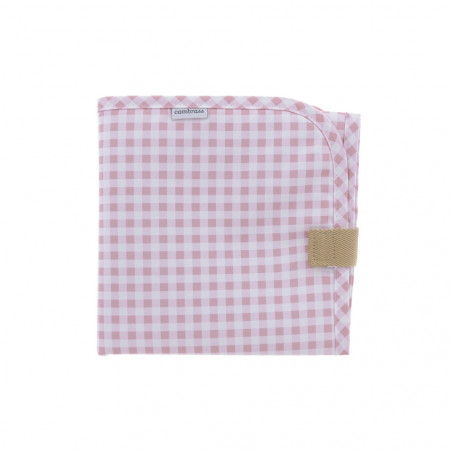 CAMBIADOR VESTIDOR 40X60X1CM VICHY ROSA