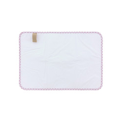 CAMBIADOR VESTIDOR 40X60X1CM VICHY ROSA