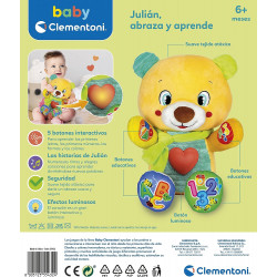 JULIAN ABRAZA Y APRENDE PELUCHE