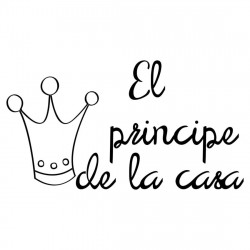 Caja PortaChupetes "El príncipe de la casa"