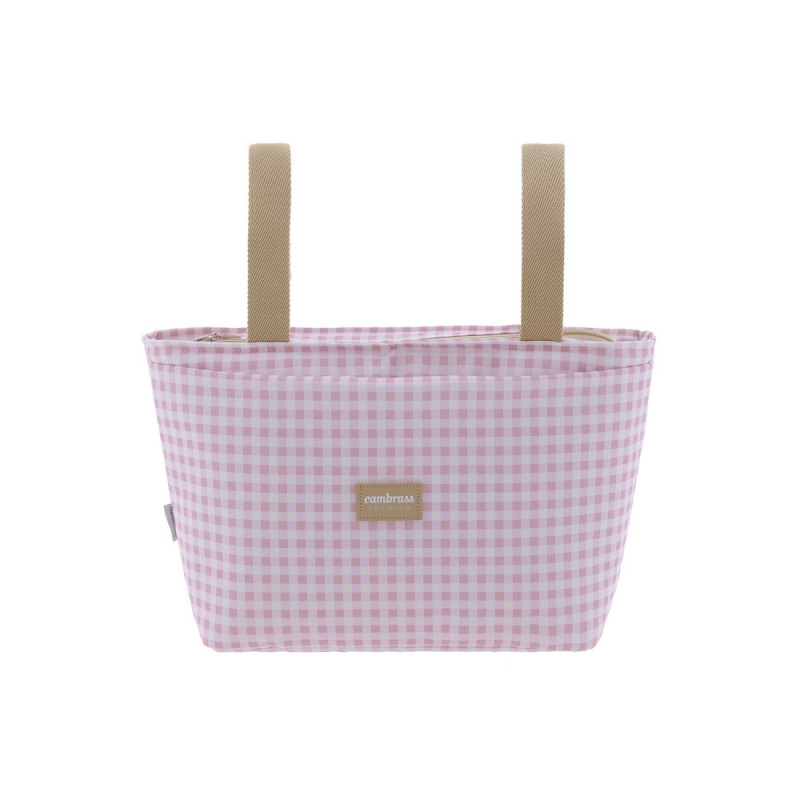 BOLSO ORGANIZADOR VICHY ROSA 13X38X20 CM