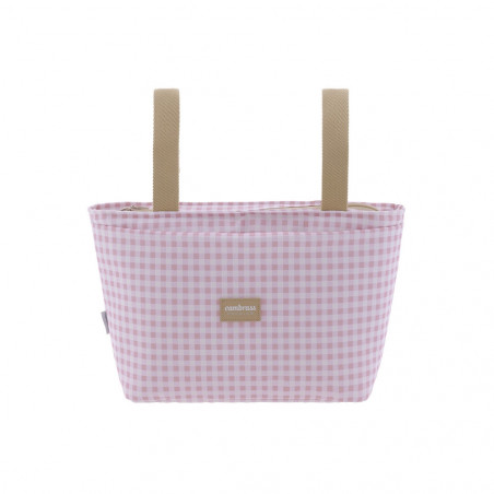 BOLSO ORGANIZADOR VICHY ROSA 13X38X20 CM