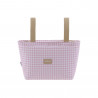 BOLSO ORGANIZADOR VICHY ROSA 13X38X20 CM