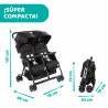 OHLALÀ TWIN SILLA DE PASEO GEMELAR BLACK