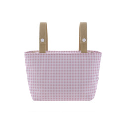 BOLSO ORGANIZADOR VICHY ROSA 13X38X20 CM