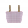BOLSO ORGANIZADOR VICHY ROSA 13X38X20 CM