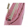 BOLSO ORGANIZADOR VICHY ROJO 13X38X20 CM