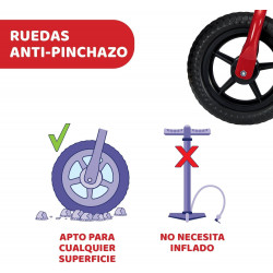 BICICLETA SIN PEDALES CHICCO FIRST BIKE ROJO