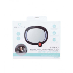 ESPEJO RETROVISOR LED CON MANDO