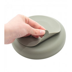 VAJILLA 5 PIEZAS SILICONA GREY