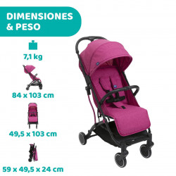TROLLEY ME SILLA DE PASEO AURORA PINK