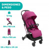 TROLLEY ME SILLA DE PASEO AURORA PINK