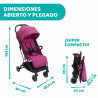 TROLLEY ME SILLA DE PASEO AURORA PINK