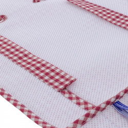 COLCHONETA SILLA UNIVERSAL VICHY ROJO 35X85X1 CM