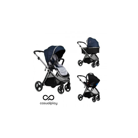 TRIO SPACE + PORTABEBE AZUL