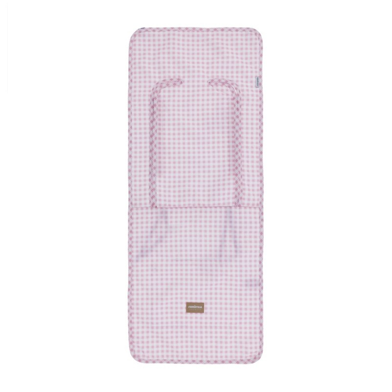COLCHONETA SILLA UNIVERSAL VICHY ROSA 35X85X1 CM