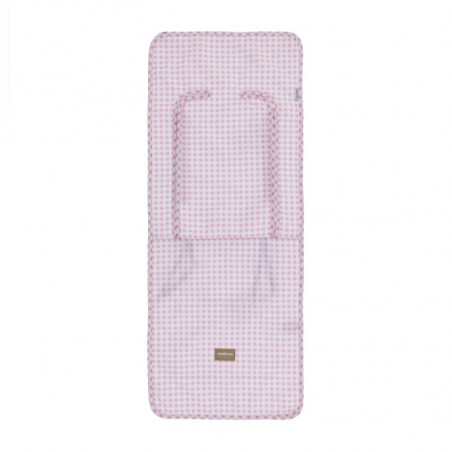 COLCHONETA SILLA UNIVERSAL VICHY ROSA 35X85X1 CM