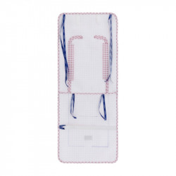 COLCHONETA SILLA UNIVERSAL VICHY ROSA 35X85X1 CM