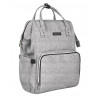 MOCHILA MATERNAL SIENA GRIS CLARO