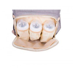 MOCHILA MATERNAL SIENA GRIS CLARO