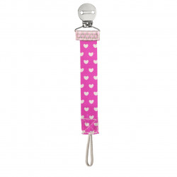 CLIP SUJETA CHUPETES FASHION ROSA