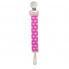 CLIP SUJETA CHUPETES FASHION ROSA