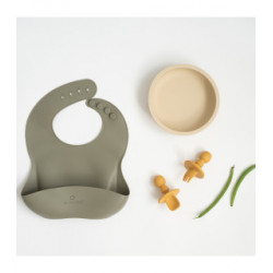 VAJILLA 4 PIEZAS SILICONA GREEN