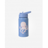 BOTELLA TERMICA CON PAJITA 350 ML PULPO