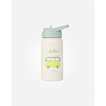 BOTELLA TERMICA CON PAJITA 350 ML ALOHA
