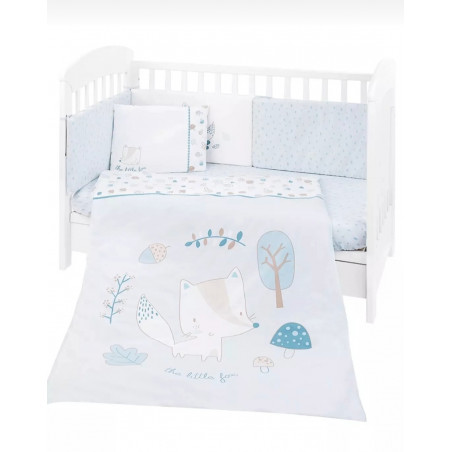 EDREDON Y PROTECTOR 6PCS 60/120 LITTLE FOX