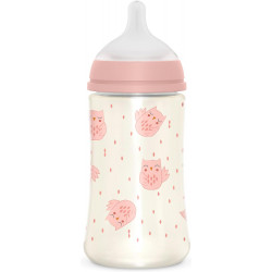 BIBERON 270 ML PA SX FIS +3M ROSA